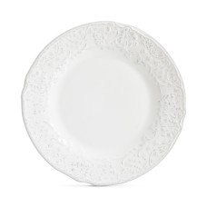 Gibson Laurie Gates Madeira Dinner Plate, White