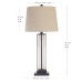  Davidson Glass Table Lamp 2-Pack, Beige