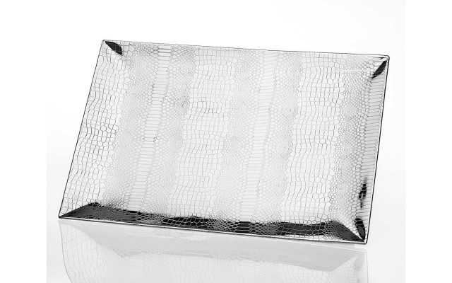  Croco Rectangular Tray