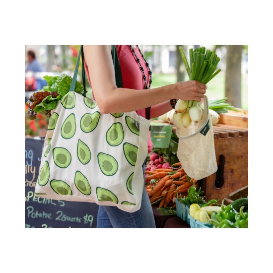  Farmer’s Market Reusable Bags, Set of 4