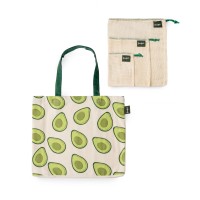 Goodful Farmer’s Market Reusable Bags, Set of 4