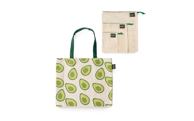  Farmer’s Market Reusable Bags, Set of 4