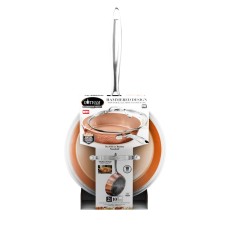 Gotham Steel 10″ Frypan with Lid – Copper