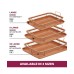  Non-Stick Ti-Ceramic Heat Circulating Crisper Tray