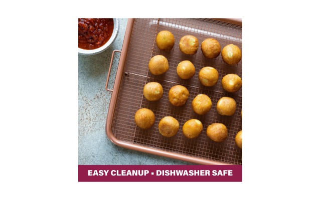  Non-Stick Ti-Ceramic Heat Circulating Crisper Tray