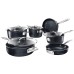  Stainless-Steel Diamond Pro Stackmaster 10-Piece Space-saving Cookware Set
