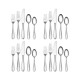  Hampton Signature Nobility Frosted 20 pc Flatware Set, Service for 4