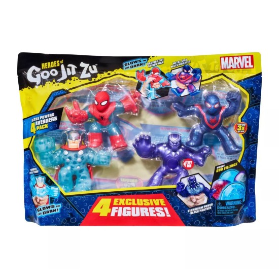 Heroes of  Marvel Ultra Powers Avengers 4-pk