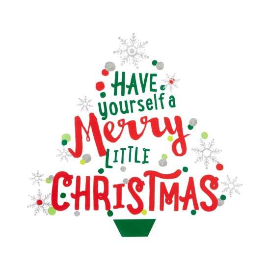  Have Yourself A Merry Little Christmas Wall Decal