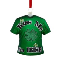 Holiday Lane Kiss Me I’m Irish T-Shirt Ornament