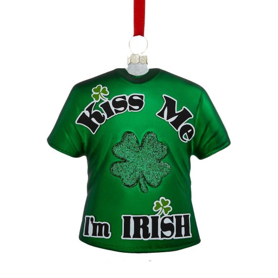  Kiss Me I’m Irish T-Shirt Ornament