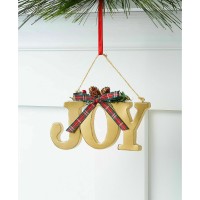 Holiday Lane Metal Joy Ornament