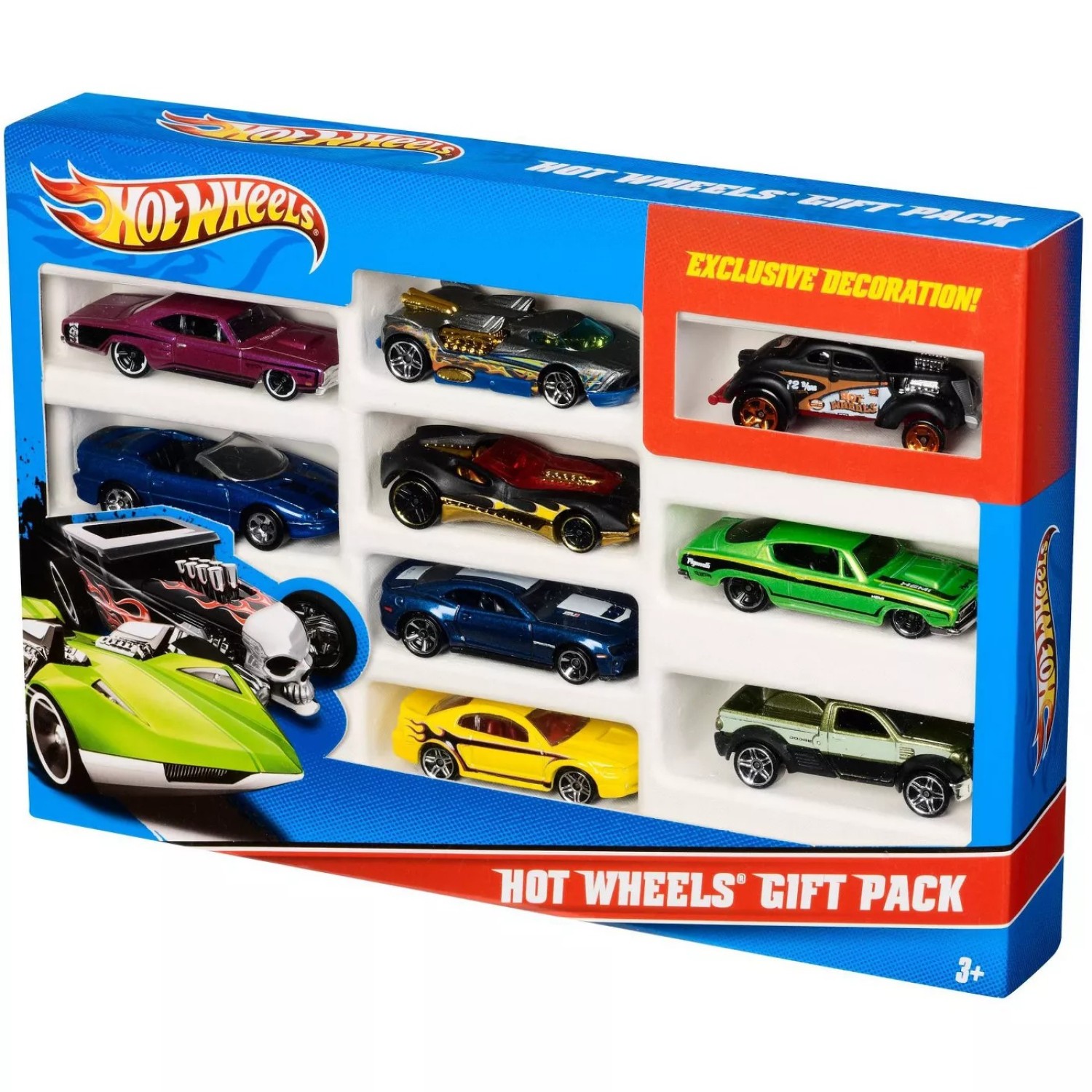 Hot Wheels 9 Car T Pack Styles May Vary Multicolor 3171