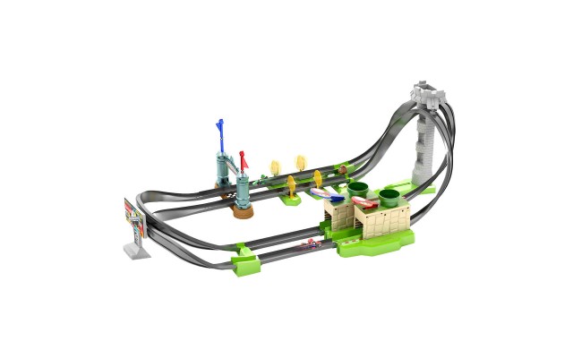  Mario, Yoshi, Princess Peach and Luigi Die-Cast Karts Circuit Track Set