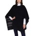  Ladies' Reversible Wrap with High Pile Fleece, Black