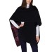  Ladies' Reversible Wrap with High Pile Fleece, Red