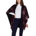  Ladies' Reversible Wrap with High Pile Fleece, Red