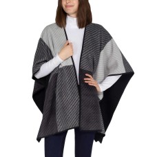 Ike Behar Ladies' Reversible Wrap with High Pile Fleece
