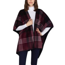 Ike Behar Ladies' Reversible Wrap with High Pile Fleece