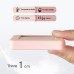 Indoor Thermometer Alarm Clock Display Digital Room Thermometer Hygrometer Thermometer, Pink
