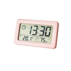 Indoor Thermometer Alarm Clock Display Digital Room Thermometer Hygrometer Thermometer