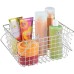 InterDesign Century Works Wire Organizer Basket with Handles, 9 x 11, Chrome