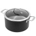 J.A.  International 10-piece Capri Textured Granitium Nonstick Cookware Set, Black