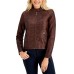  Juniors’ Faux-Leather Jacket