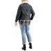  Juniors’ Trendy Plus Size Faux-Fur-Collar Faux-Leather Jacket