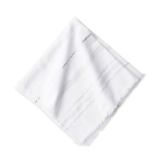 Juliska Variegated Metallic Stripe Gold/Silver Napkin