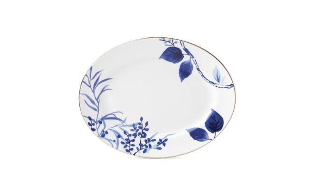  Birch Way Indigo Serving Platter