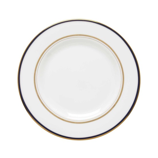  Library Lane Navy 8″ Salad Plate
