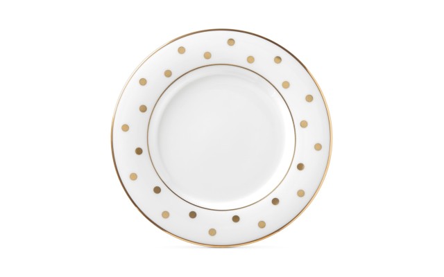 New York Larabee Road Gold Saucer, White