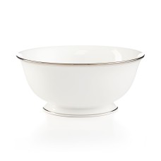 Kate spade new york Library Lane Platinum Round Serving Bowl