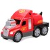  Freightliner License-Turbo Engine Road Rockers Light and Sound Motorized Vehicle Toy, Red