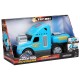  Freightliner License-Turbo Engine Road Rockers Light and Sound Motorized Vehicle Toy, Blue