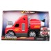  Freightliner License-Turbo Engine Road Rockers Light and Sound Motorized Vehicle Toy, Red