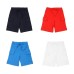  Boys Casual Beach Cargo Shorts – Soft Cotton, Pull-On/Drawstring Closure, Two Pockets, Blue, 2