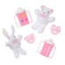  Two 18” Baby Dolls with Outfits and Headband Baby Emma and Allie Twin Dolls Set