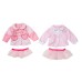  Two 18” Baby Dolls with Outfits and Headband Baby Emma and Allie Twin Dolls Set