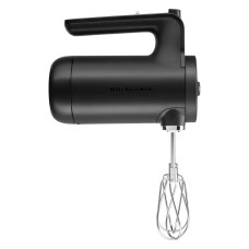 KitchenAid Variable-Speed Cordless Hand Mixer 7 Speeds to Stir, Black KHMB732BM