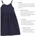  Toddler Baby Girls Striped Peruvian Cotton Dress – Strappy, Long Skirt, Midnight, 6