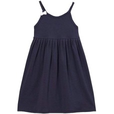 Kleverkids Toddler Baby Girls Striped Peruvian Cotton Dress – Strappy, Long Skirt
