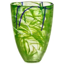 Kosta Boda Contrast Vase, Lime