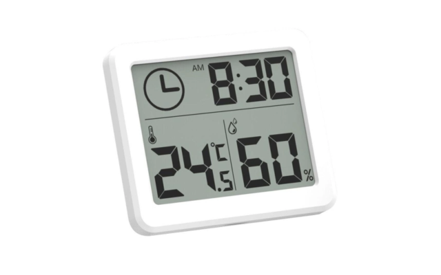 LCD Digital Indoor Thermometer Hygrometer Room Temperature Humidity Gauge Meter Thermo-Hygrometer Home Thermometer Indoor Hygrometer