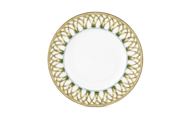  Bamboo British Colonial Accent Plate