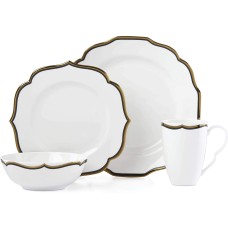 Lenox Contempo Luxe Black 4-Piece Place Setting