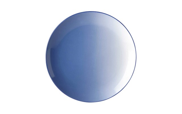  Domino Technic Ombre Dinner Plate (Blue)