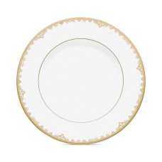 Lenox Federal Gold Accent Plate, White