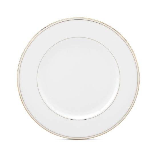  Federal Gold Salad Plate, White